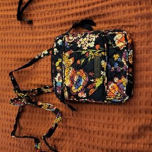 Vera Bradley black floral purse